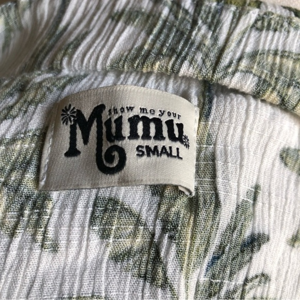 Show me your mumu palm tree print poppy swing top small - Picture 8 of 8